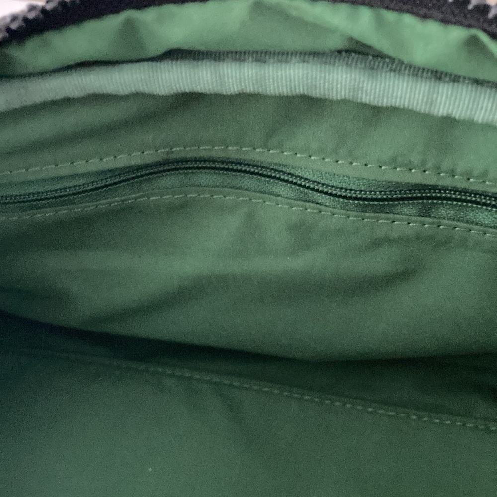 Lacoste Black Everday Bowling Bag Purse, EUC - Picture 5 of 9